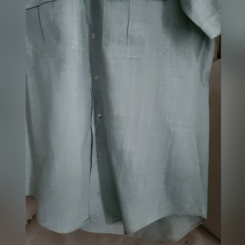 Citadel Vintage USA Military Men's Short Sleeve Wool/Polyester Blend Size 16 - Picture 6 of 12